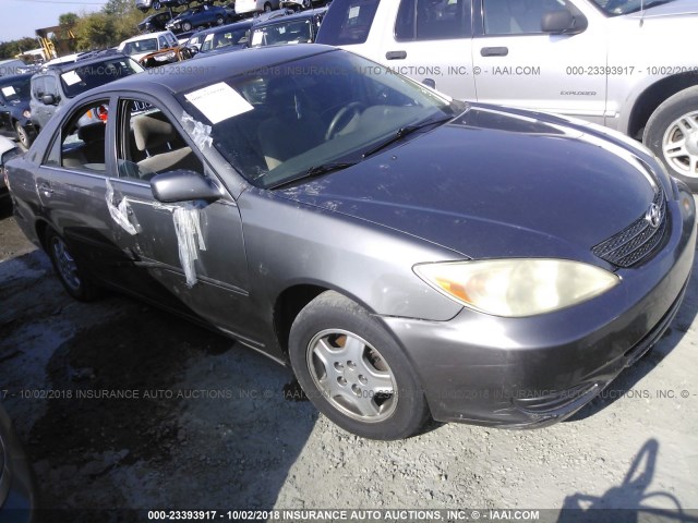 4T1BF32K33U552608 - 2003 TOYOTA CAMRY LE/XLE/SE Сұр фото 1