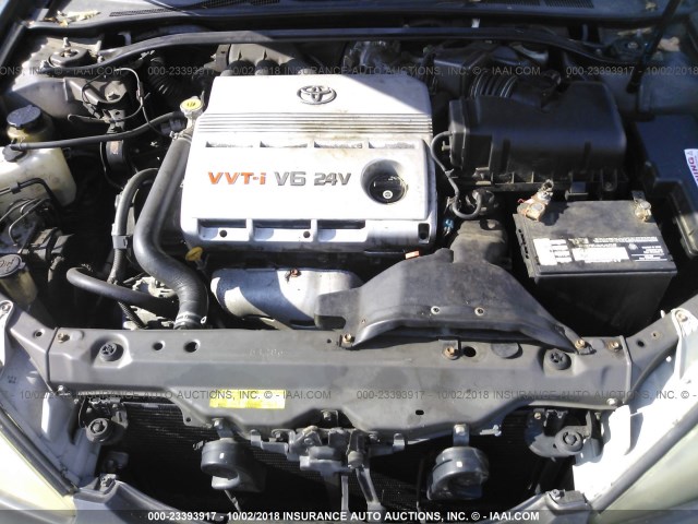 4T1BF32K33U552608 - 2003 TOYOTA CAMRY LE/XLE/SE Сұр фото 10