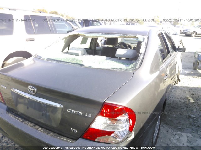 4T1BF32K33U552608 - 2003 TOYOTA CAMRY LE/XLE/SE Сұр фото 6