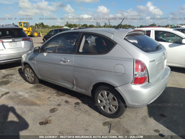 KMHCM3AC4AU168483 - 2010 HYUNDAI Accent BLUE/GS SILVER photo 6