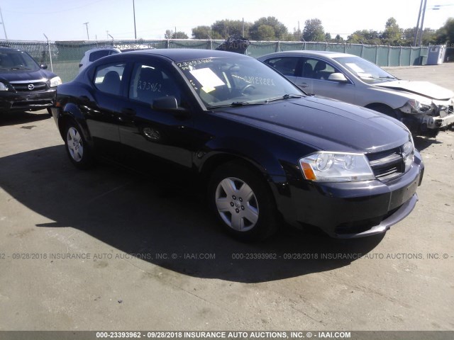 1B3LC46B59N535976 - 2009 DODGE AVENGER SE/SXT BLACK photo 1