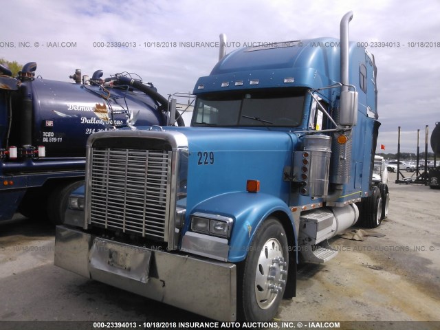 1FUPCSZB1VL807776 - 1997 FREIGHTLINER CONVENTIONAL FLD120 BLUE photo 2