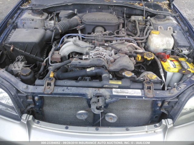 4S3BH675046633946 - 2004 SUBARU LEGACY OUTBACK AWP 蓝色 照片 10