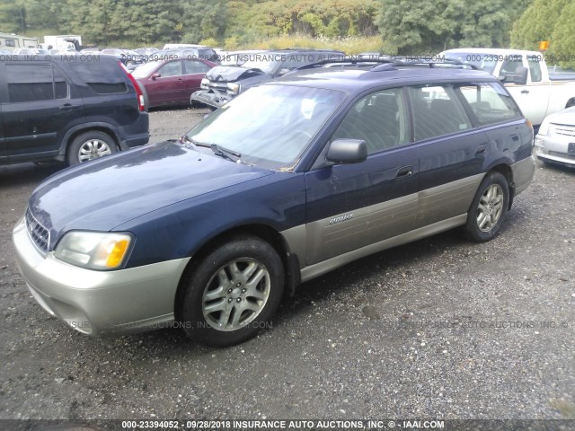 4S3BH675046633946 - 2004 SUBARU LEGACY OUTBACK AWP 蓝色 照片 2
