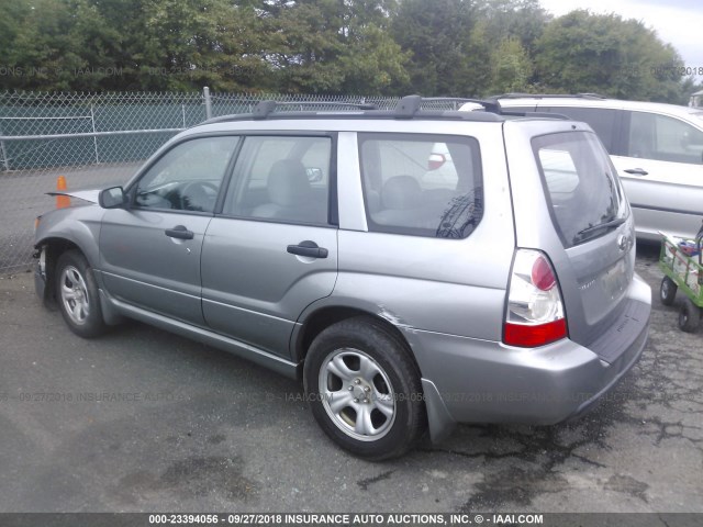 JF1SG63657H727837 - 2007 SUBARU FORESTER 2.5X/SPORTS 2.5X SILVER photo 3