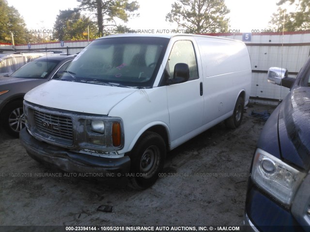 1GTEG15M3X1033789 - 1999 GMC SAVANA G1500 WHITE photo 2