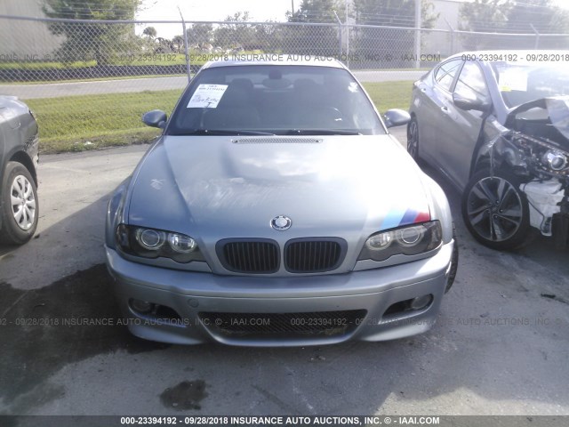 WBSBL93473JR23098 - 2003 BMW M3 GRAY photo 6