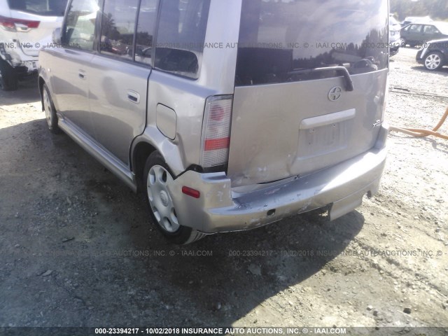 JTLKT324450197316 - 2005 TOYOTA SCION XB Сұр фото 6