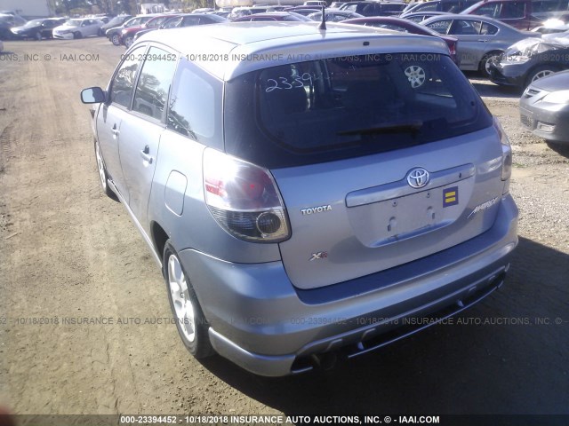 2T1KR30E76C564397 - 2006 TOYOTA COROLLA MATRIX XR BLUE photo 3
