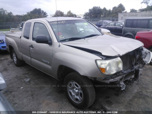 5TETX22N57Z337318 - 2007 TOYOTA TACOMA ACCESS CAB Qızıl foto 1