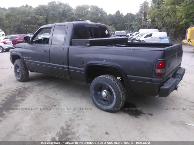 1B7HF13Y11J568455 - 2001 DODGE RAM 1500 BLACK photo 3