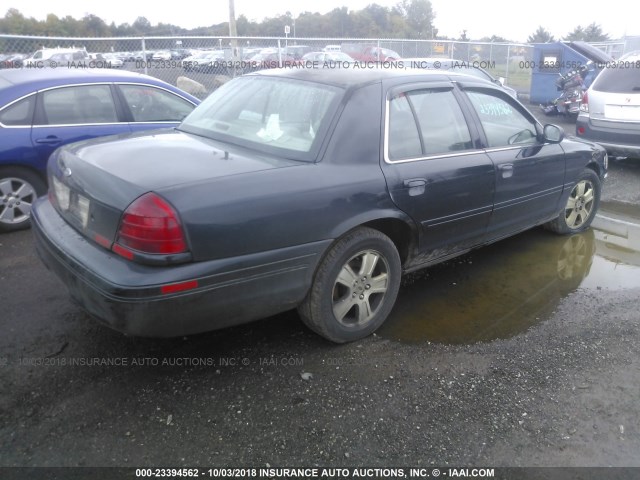 2FDFP74W94X153182 - 2004 FORD CROWN VICTORIA LX BLACK photo 4