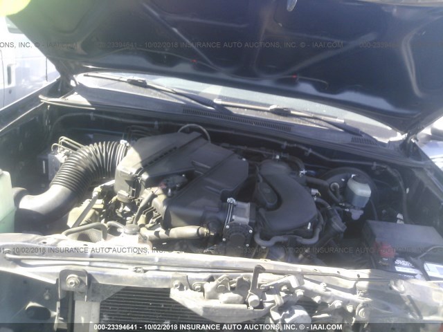 3TMJU62N95M007313 - 2005 TOYOTA TACOMA DOUBLE CAB PRERUNNER BLUE photo 10