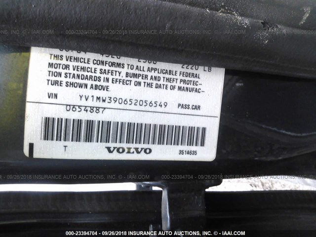 YV1MW390652056549 - 2005 VOLVO V50 2.4I BLUE photo 9