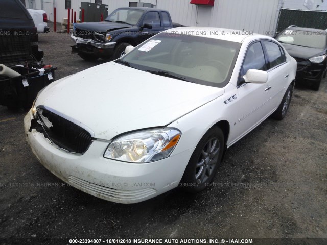 1G4HD57286U214016 - 2006 BUICK LUCERNE CXL WHITE photo 2