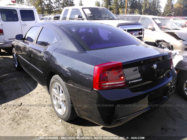 2B3KA43R36H379573 - 2006 DODGE CHARGER SE/SXT BLACK photo 3