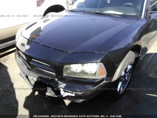 2B3KA43R36H379573 - 2006 DODGE CHARGER SE/SXT BLACK photo 6