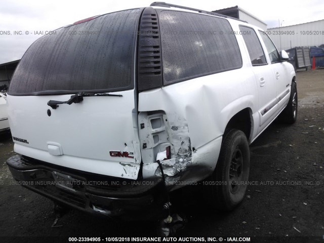 3GKEC16TX3G329748 - 2003 GMC YUKON XL C1500 WHITE photo 4