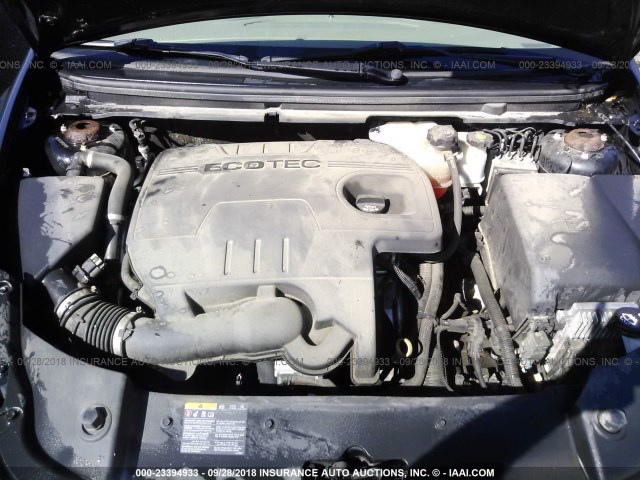 1G1ZC5E1XBF255969 - 2011 CHEVROLET MALIBU 1LT BLACK photo 10