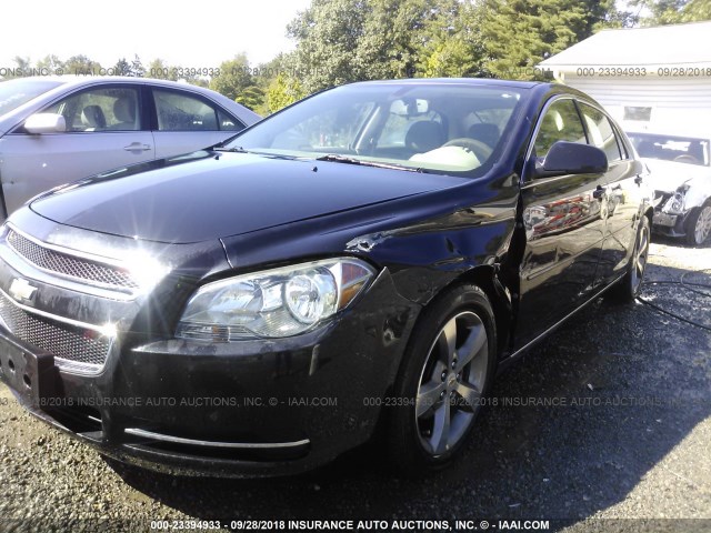 1G1ZC5E1XBF255969 - 2011 CHEVROLET MALIBU 1LT BLACK photo 6
