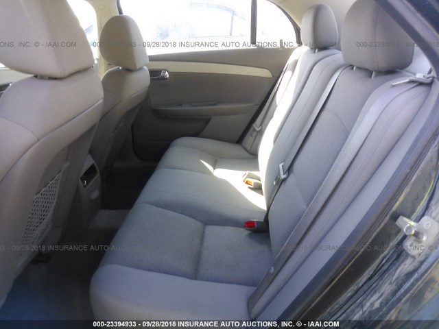 1G1ZC5E1XBF255969 - 2011 CHEVROLET MALIBU 1LT BLACK photo 8