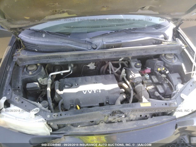 JTLKT324564045457 - 2006 TOYOTA SCION XB Қара фото 10