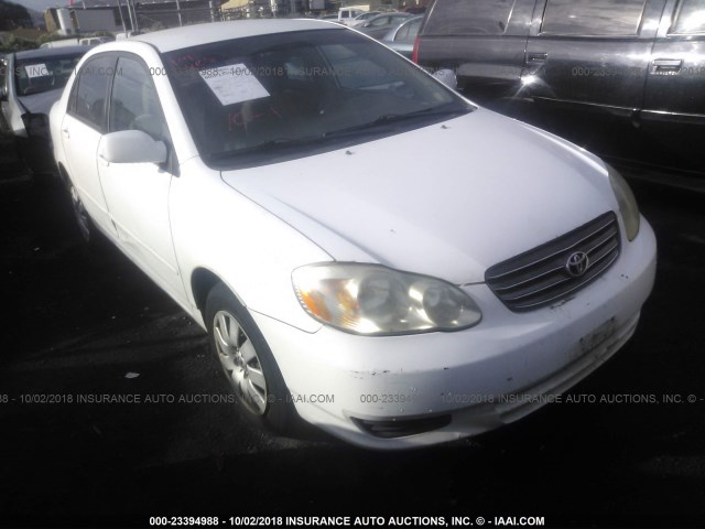 1NXBR32E43Z147858 - 2003 TOYOTA COROLLA CE/LE/S Ağ foto 1