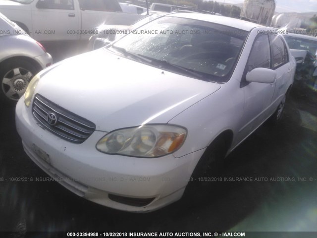 1NXBR32E43Z147858 - 2003 TOYOTA COROLLA CE/LE/S Ağ foto 2