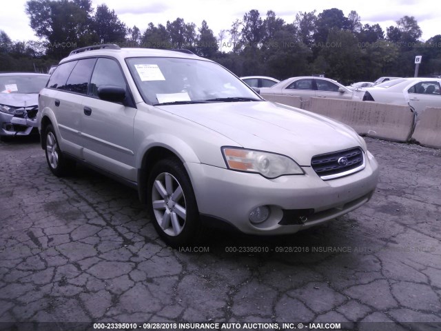 4S4BP61C367344305 - 2006 SUBARU LEGACY OUTBACK 2.5I Champagne photo 1