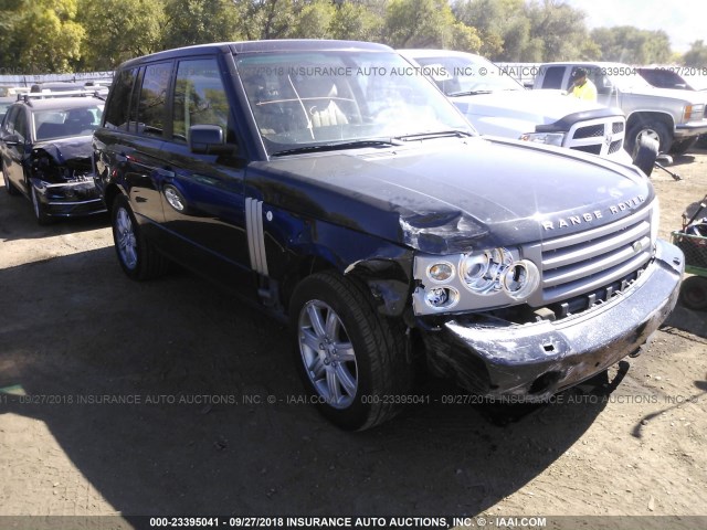 SALMF15476A236352 - 2006 LAND ROVER RANGE ROVER HSE BLACK photo 1