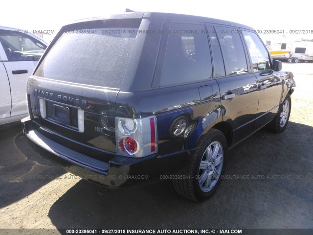 SALMF15476A236352 - 2006 LAND ROVER RANGE ROVER HSE BLACK photo 4