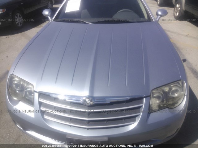 1C3AN69L34X004003 - 2004 CHRYSLER CROSSFIRE LIMITED BLUE photo 6