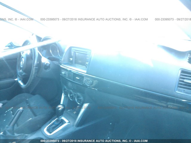 JM3KE4CY8F0442012 - 2015 MAZDA CX-5 TOURING BLUE photo 5