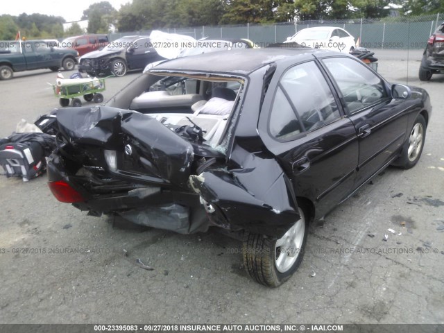 3N1AB51A94L736854 - 2004 NISSAN SENTRA 2.5S BLACK photo 4