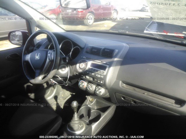 JHMGD37677S046971 - 2007 HONDA FIT S 红色 照片 5