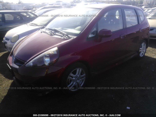 JHMGD37677S046971 - 2007 HONDA FIT S 红色 照片 6