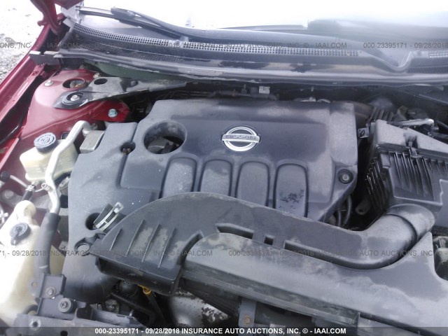 1N4AL21E69N409823 - 2009 NISSAN ALTIMA 2.5/2.5S RED photo 10