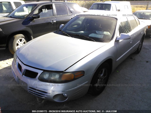 1G2HX54K714257727 - 2001 PONTIAC BONNEVILLE SE SILVER photo 2