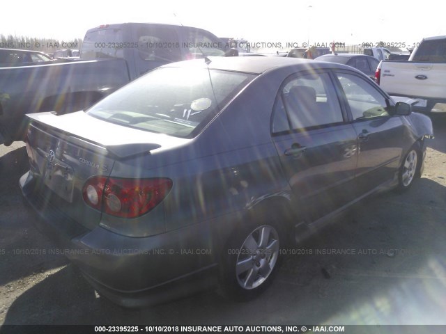 1NXBR32E38Z940737 - 2008 TOYOTA COROLLA CE/LE/S GRAY photo 4