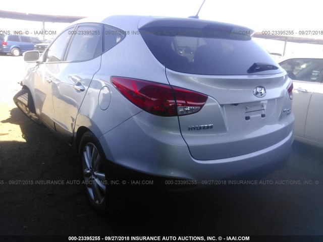 KM8JU3AC5CU419828 - 2012 HYUNDAI TUCSON GLS/LIMITED ვერცხლისფერი ფოტო 3