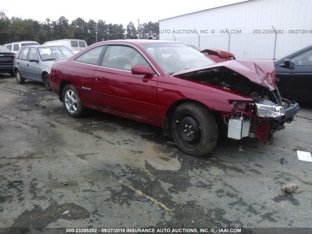 2T1CF28PX1C488860 - 2001 TOYOTA CAMRY SOLARA SE/SLE RED photo 1