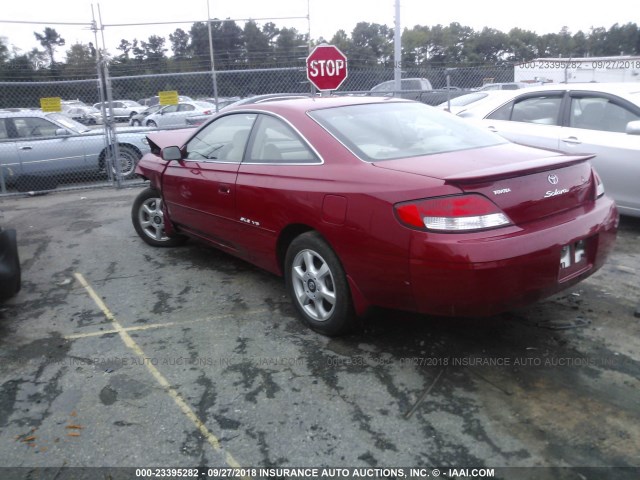 2T1CF28PX1C488860 - 2001 TOYOTA CAMRY SOLARA SE/SLE წითელი ფოტო 3
