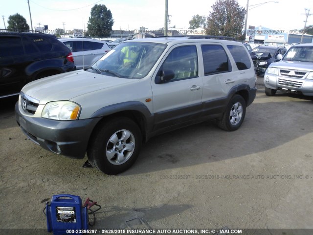 4F2CZ961X4KM17076 - 2004 MAZDA TRIBUTE ES 绿色 照片 2