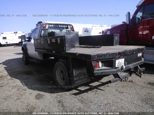 1FDXF46R78EA57610 - 2008 FORD F450 SUPER DUTY WHITE photo 3