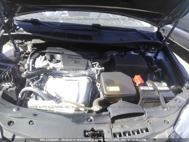 4T1BF1FK0FU495240 - 2015 TOYOTA CAMRY LE/XLE/SE/XSE 灰色 照片 10