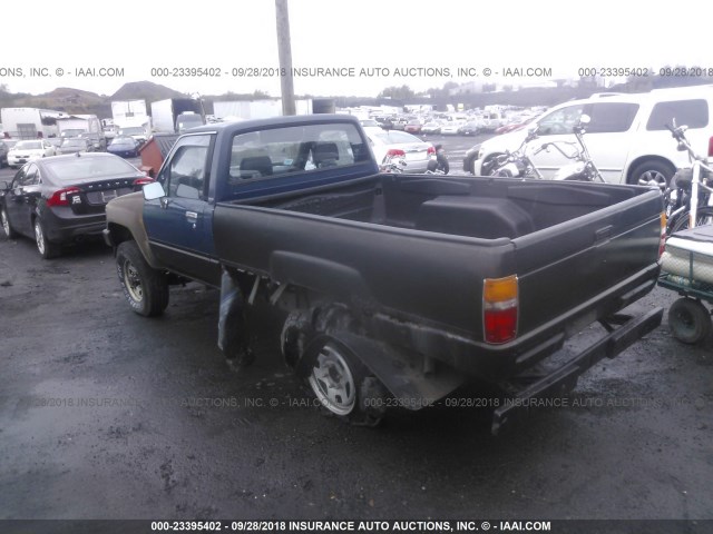 JT4VN64N0J0005992 - 1988 TOYOTA PICKUP LONG BED VN64 DLX BLUE photo 3