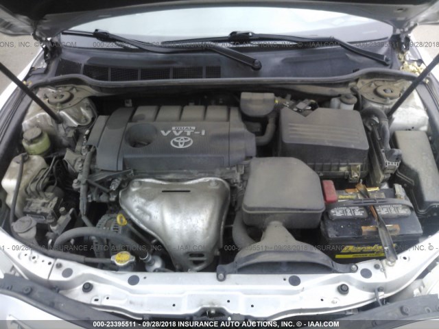 4T1BF3EK0AU038157 - 2010 TOYOTA CAMRY SE/LE/XLE 银色 照片 10