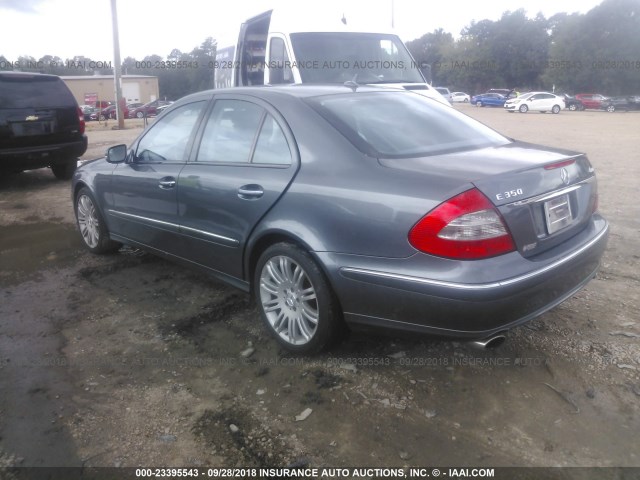 WDBUF87X57B164939 - 2007 MERCEDES-BENZ E 350 4MATIC GRAY photo 3