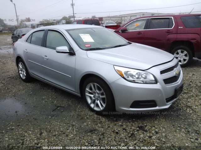 1G11C5SA3DF198860 - 2013 CHEVROLET MALIBU 1LT SILVER photo 1
