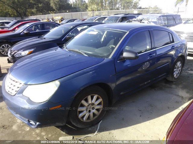 1C3LC46B29N530446 - 2009 CHRYSLER SEBRING LX BLUE photo 2